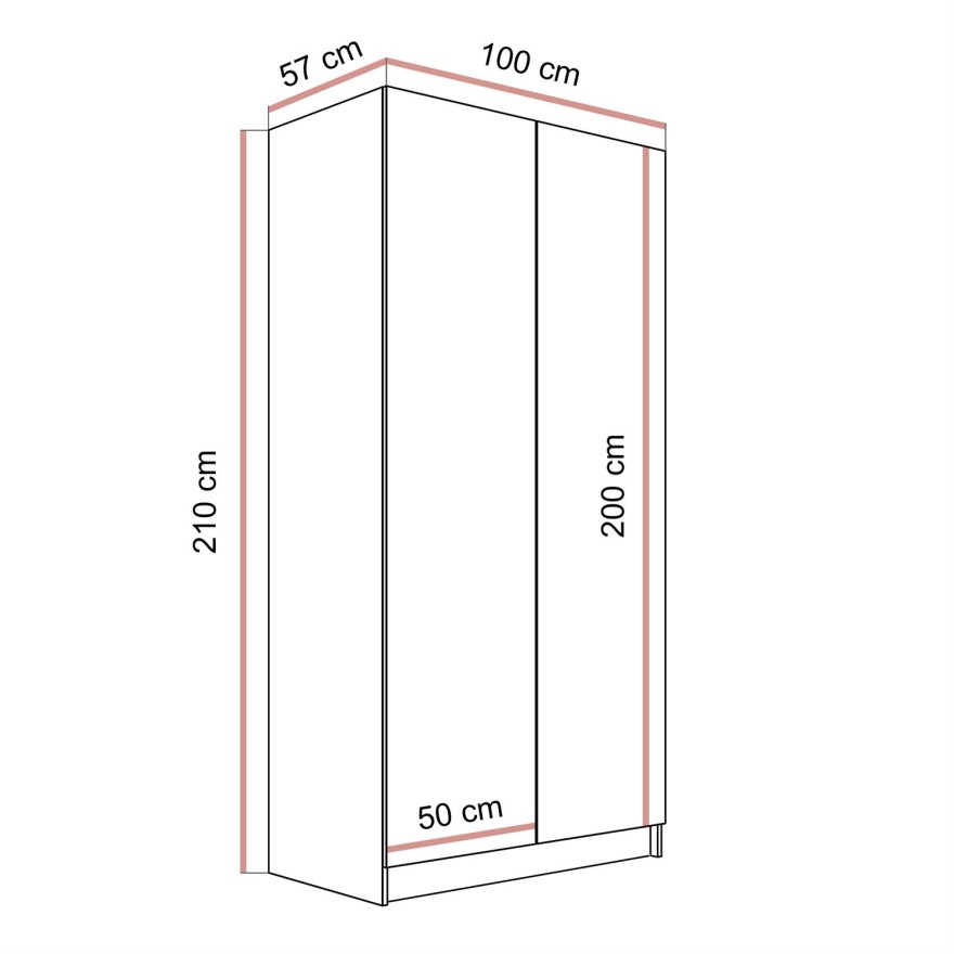 Kippschrank AUREL KASCHMIR 2D