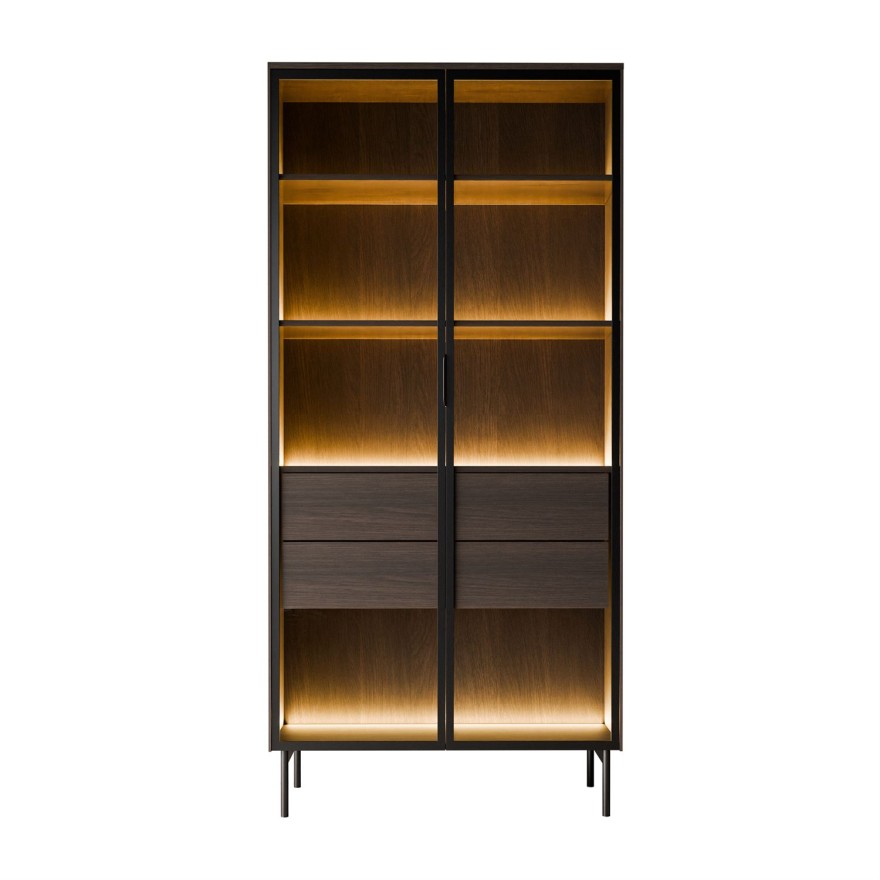 Vitrine LINEA LOFT mit LED-Beleuchtung