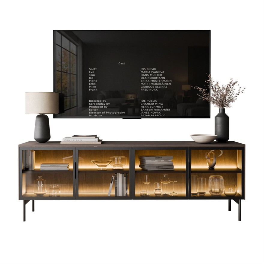 TV-Schrank LINEA LOFT mit LED-Beleuchtung