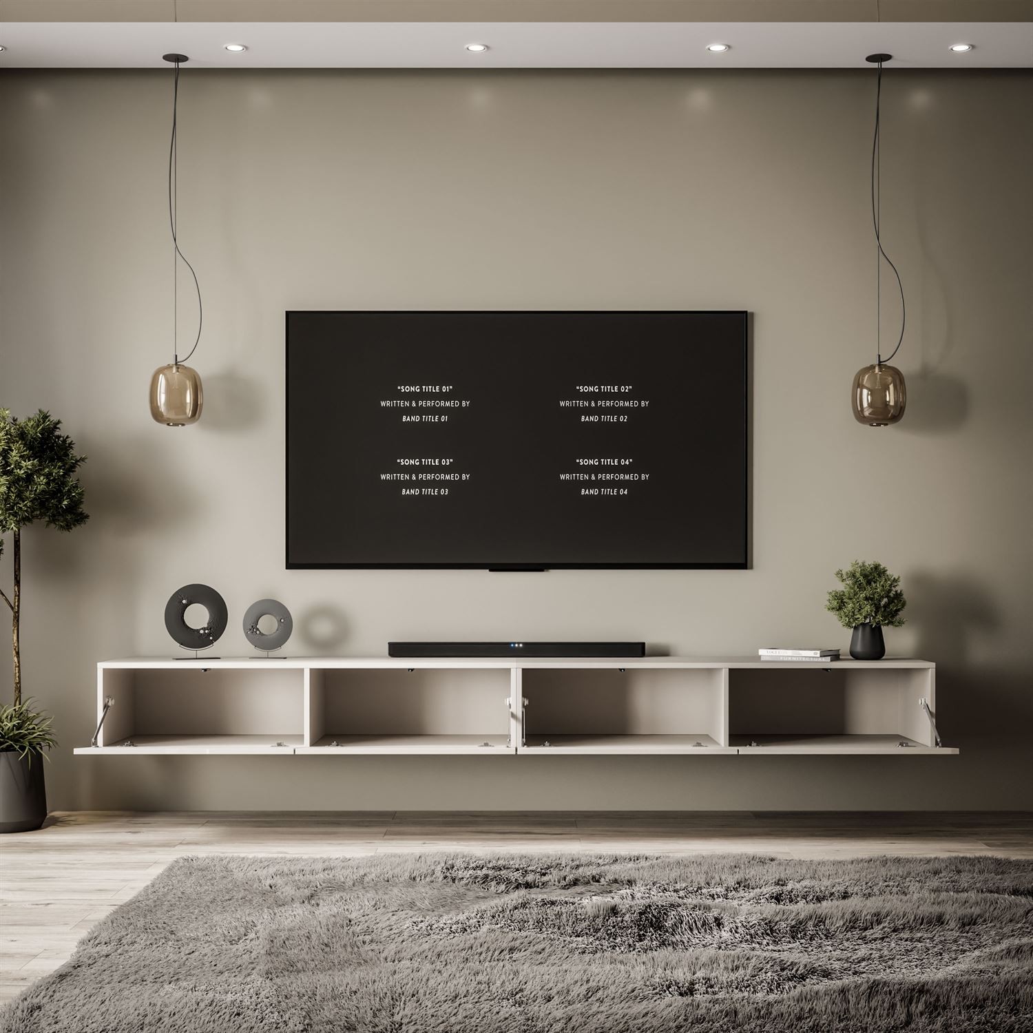 TV-Schrank CARMEN 250 hängend