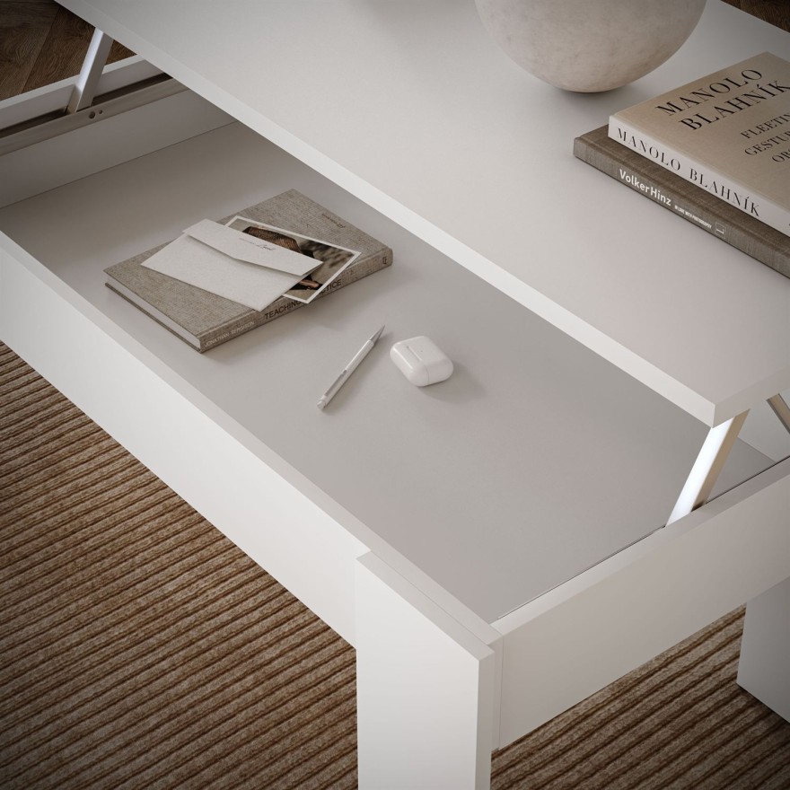 Ausklappbarer Couchtisch APERTO