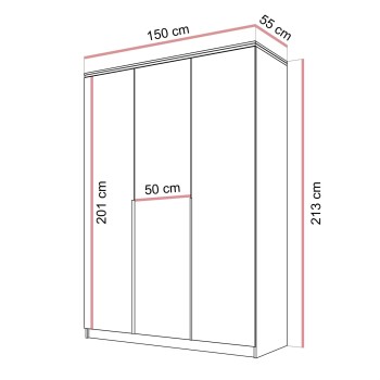 Kippschrank AURORA KASCHMIR 3D