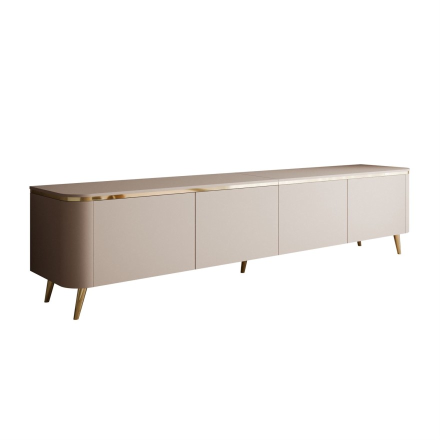 TV-Schrank AVELINE 200 cm mit LED-Beleuchtung