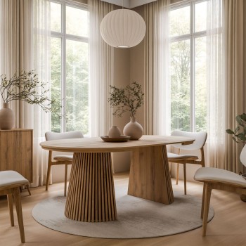 Ausziehbarer Esstisch MISTIC 120–200 cm