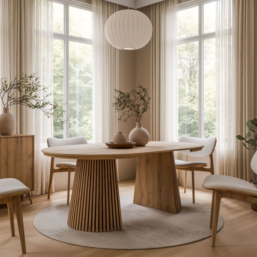 Ausziehbarer Esstisch MISTIC 120–200 cm