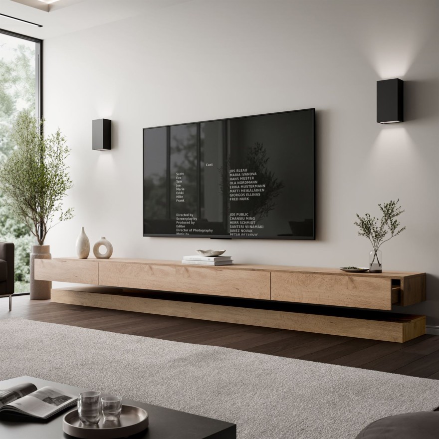 TV-Schrank SKY 280 cm mit LED-Beleuchtung