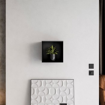 Metallregal QUADRO mit LED Beleuchtung