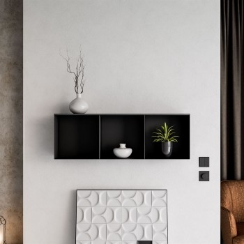 Metallregal QUADRO II mit LED-Beleuchtung