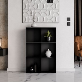 Metallregal QUADRO IV mit LED-Beleuchtung