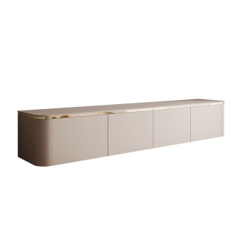 Hängender TV-Schrank AVELINE 200 cm mit LED-Beleuchtung