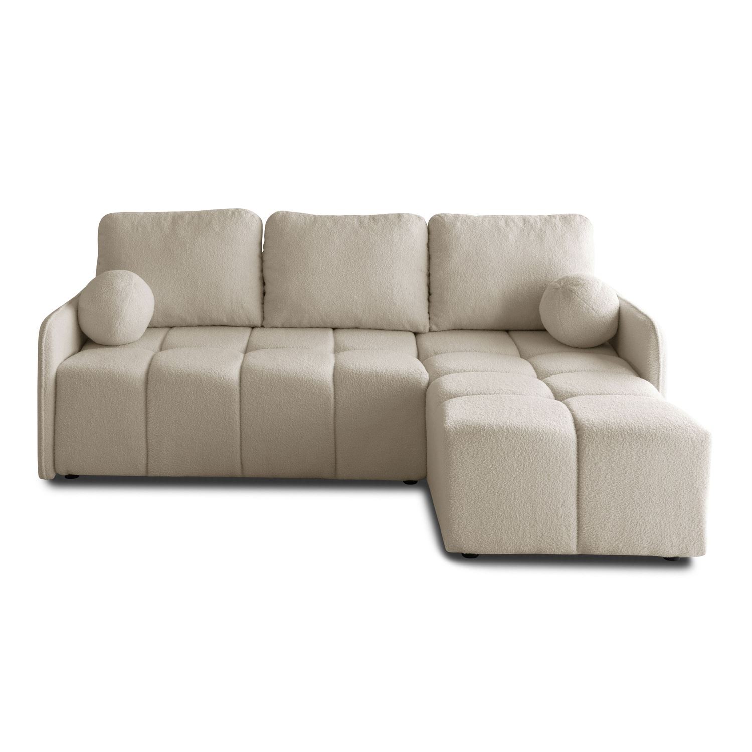 Ausziehbares Ecksofa GAMMA mit Schlaffunktion