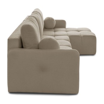 Ausziehbares Ecksofa GAMMA mit Schlaffunktion