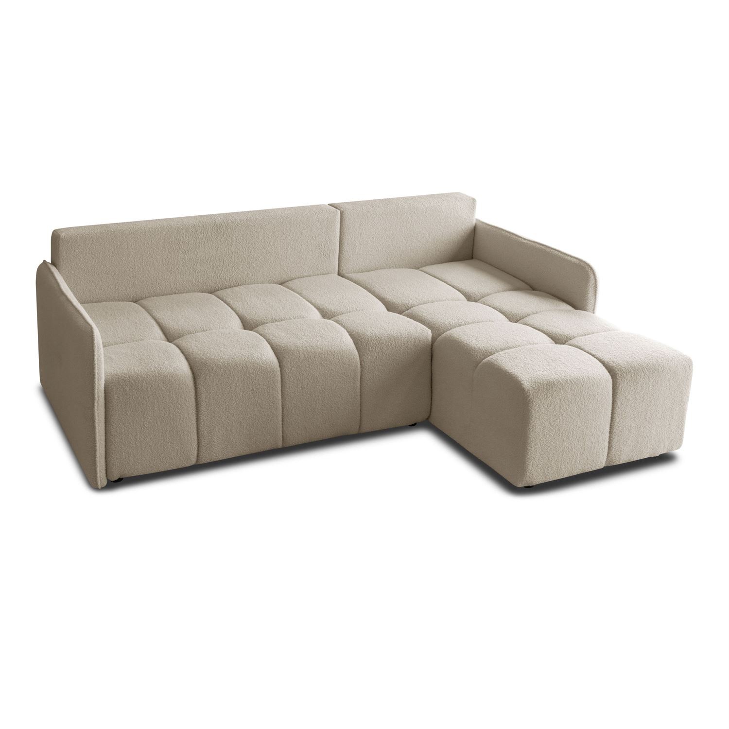 Ausziehbares Ecksofa GAMMA mit Schlaffunktion