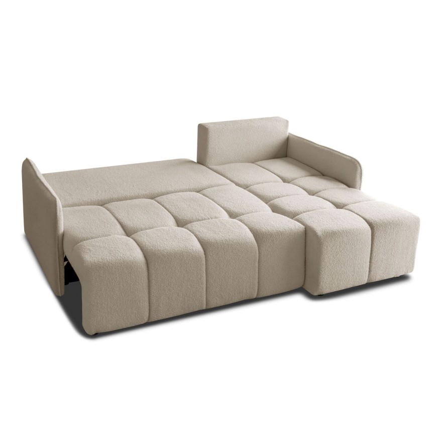 Ausziehbares Ecksofa GAMMA mit Schlaffunktion