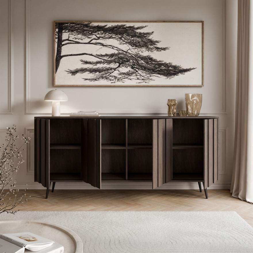 Kommode ALMA 4D mit LED-Beleuchtung