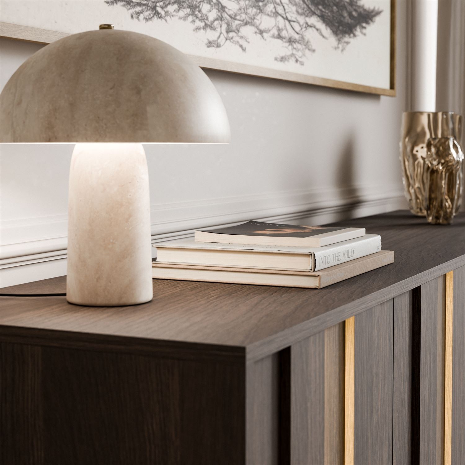 Kommode ALMA 4D mit LED-Beleuchtung