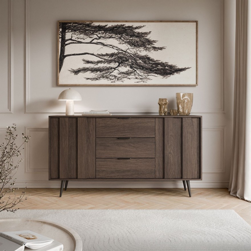 Kommode ALMA 2D3S mit LED-Beleuchtung