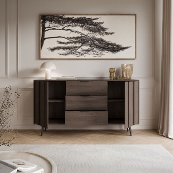 Kommode ALMA 2D3S mit LED-Beleuchtung