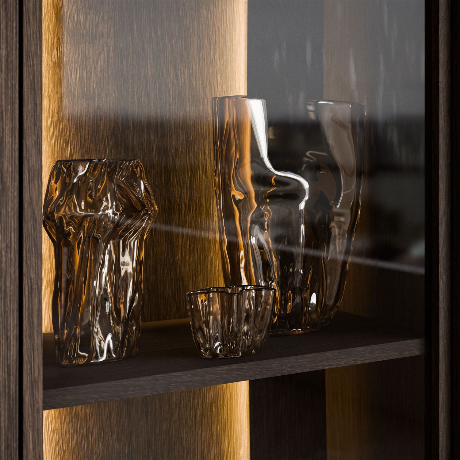 Vitrine ALMA mit LED-Beleuchtung