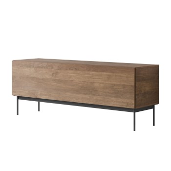 TV-Schrank COLGANTE in Nussbaum, 150 cm, auf Gestell