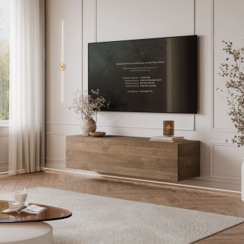 Hängender TV-Schrank COLGANTE NUSSBAUM 150 cm