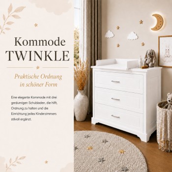 Kommode TWINKLE für das Kinderzimmer