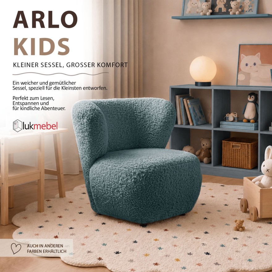 Gepolsterter Kindersessel ARLO KIDS