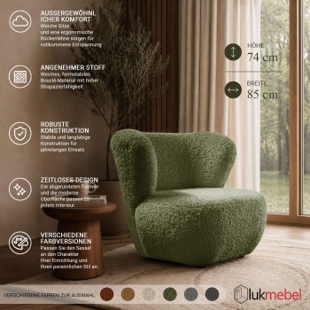 Moderner Polstersessel ARLO LOUNGE