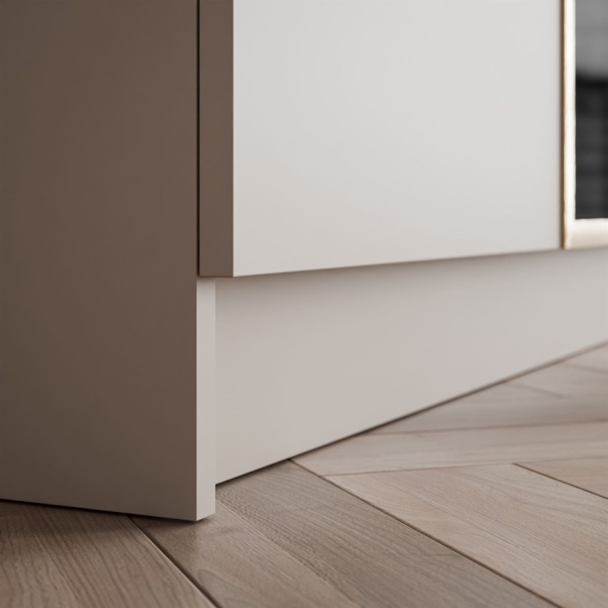 Viertüriger Kleiderschrank ATRIUM III mit Glasfront