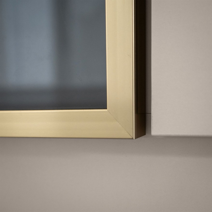 Viertüriger Kleiderschrank ATRIUM III mit Glasfront