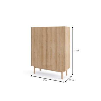 Hohe Kommode RIVIERA KD97