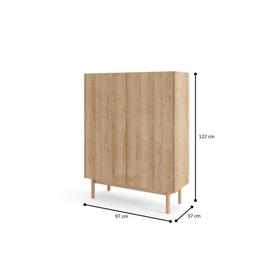 Hohe Kommode RIVIERA KD97