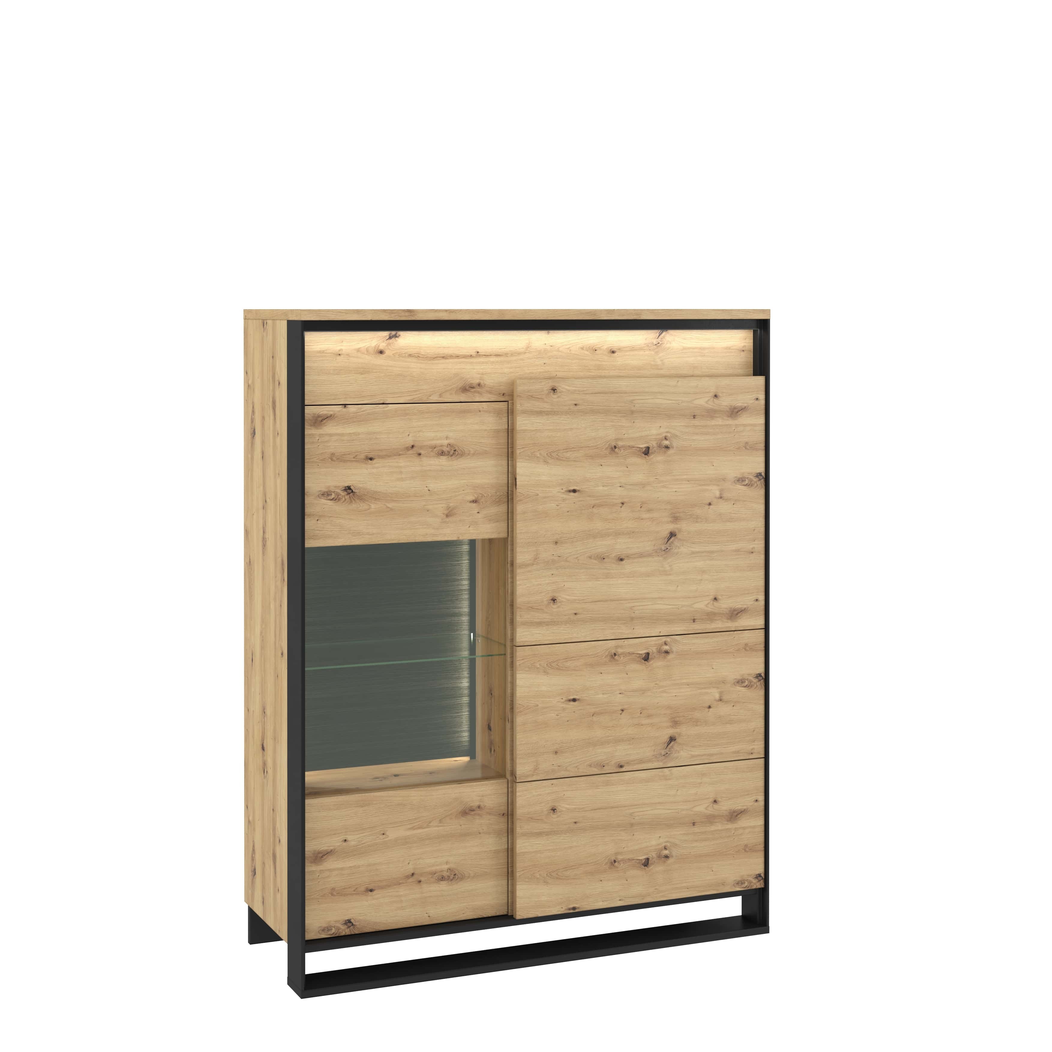 Hohe Kommode QUANT QA-06 mit LED-Beleuchtung