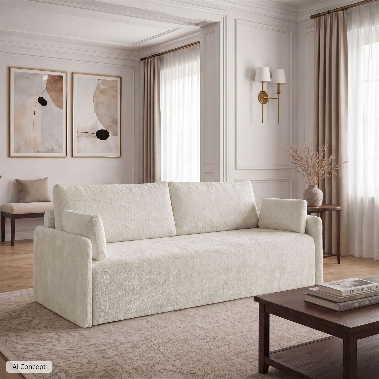 Sofa NUBO mit Schlaffunktion und Bettkasten