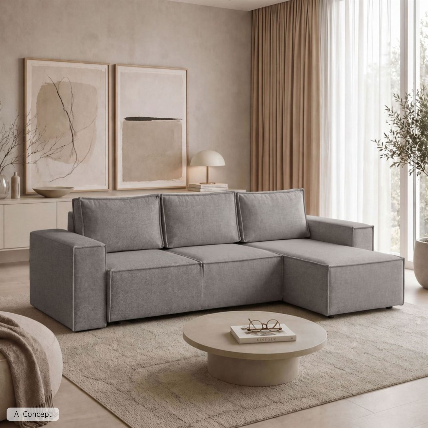 Ecksofa MURANO mit Schlaffunktion und Bettkasten