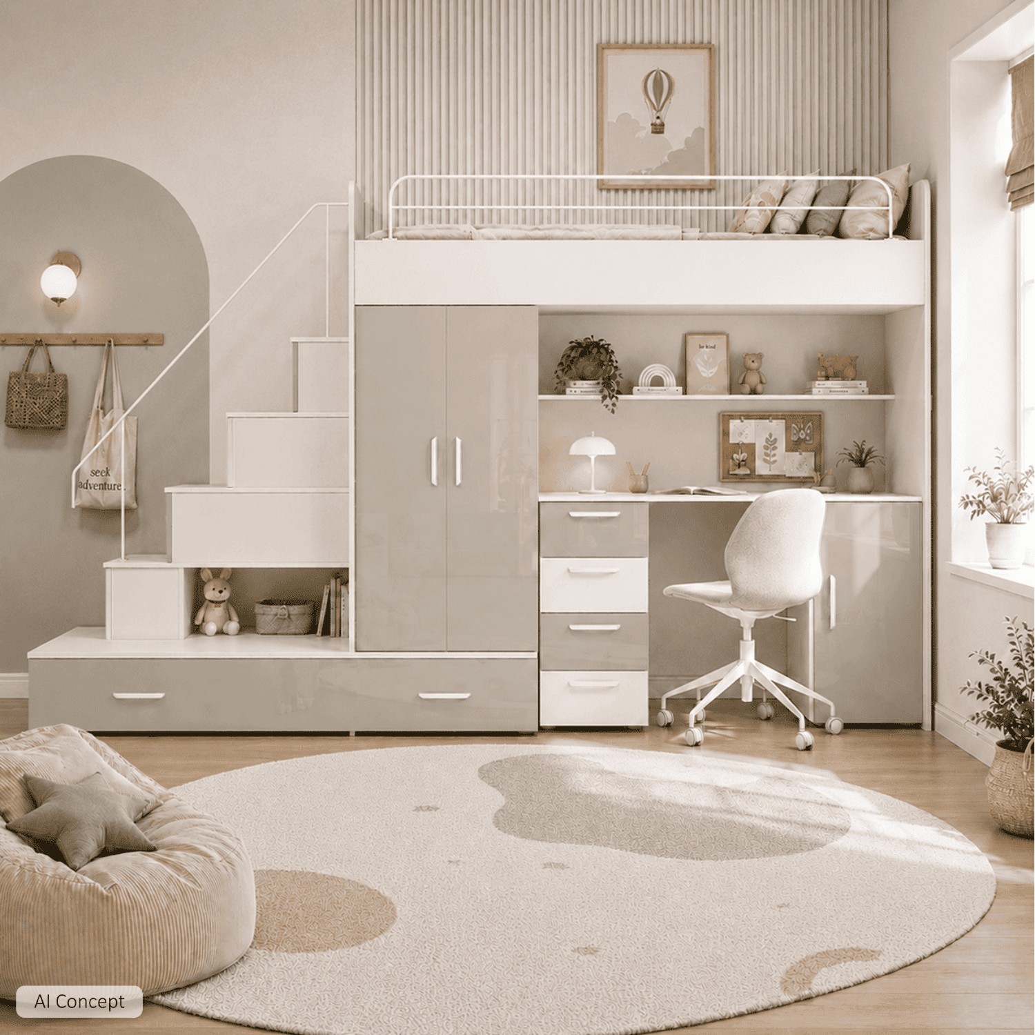 Kaschmir Kinderset RAJ 5, Hochglanz