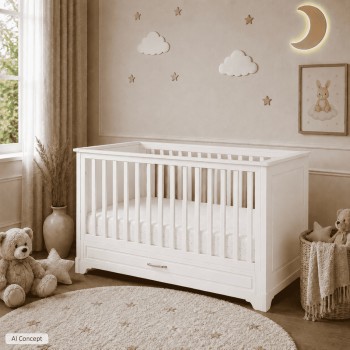 Kinderbett TWINKLE mit Schublade