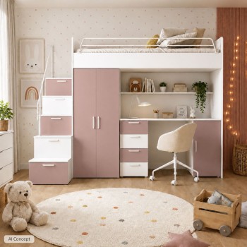 Weißes Kinderset RAJ 4 MAT