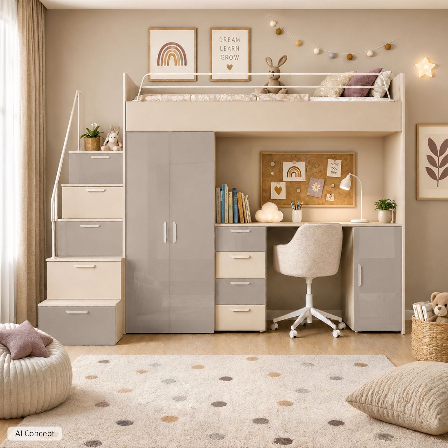 Kaschmir Kinderset RAJ 4, Hochglanz