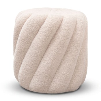 Hocker VELORA mit Ziernähten