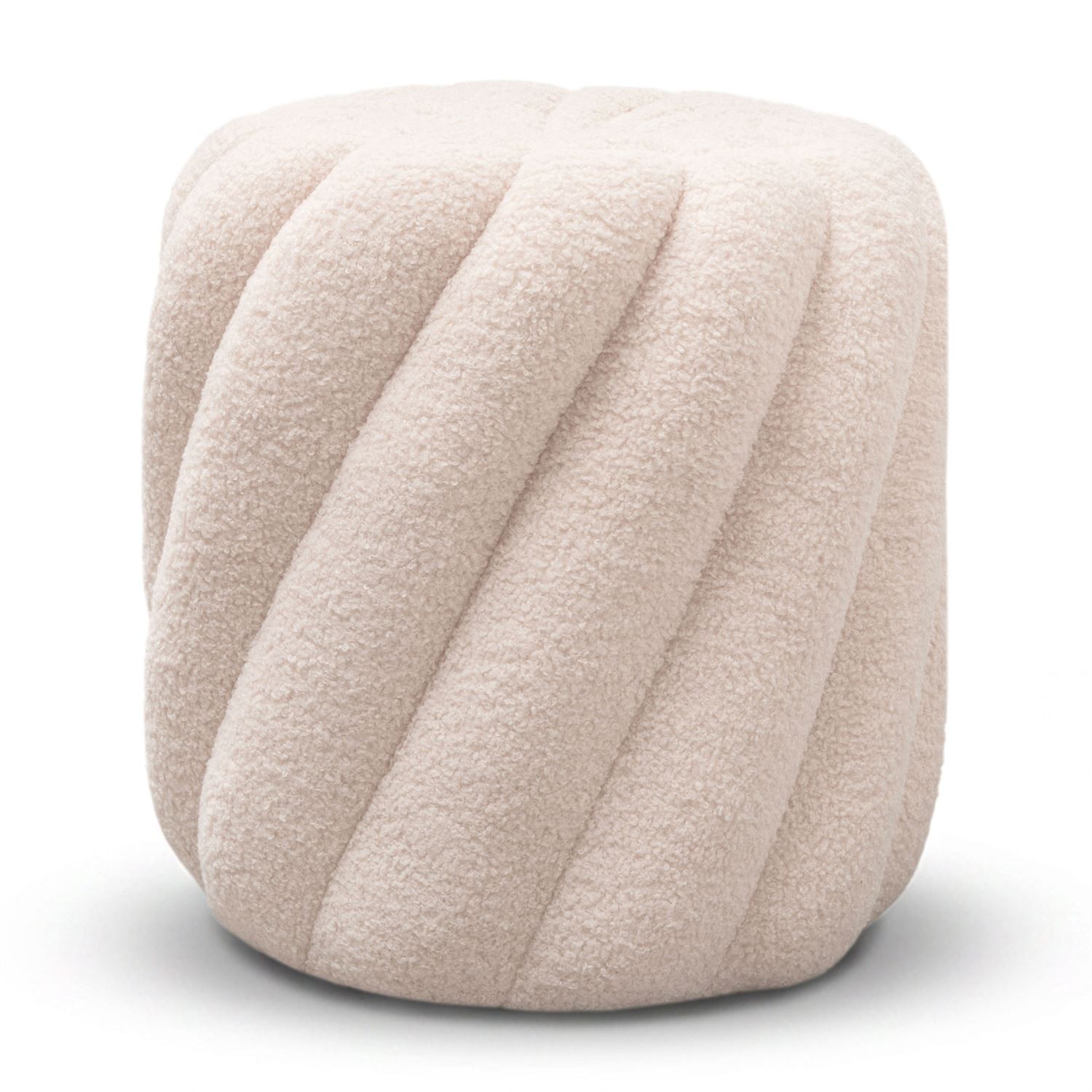 Hocker VELORA mit Ziernähten
