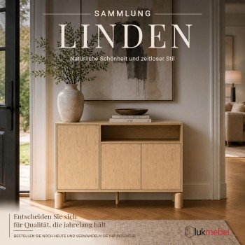 Kommode LINDEN mit offenem Fach