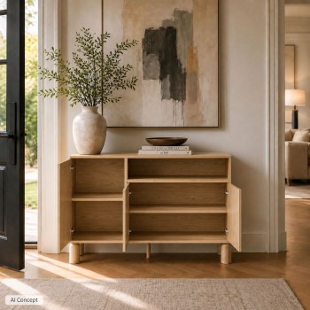 Kommode LINDEN mit offenem Fach