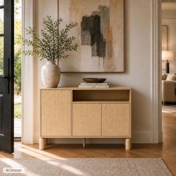 Kommode LINDEN mit offenem Fach