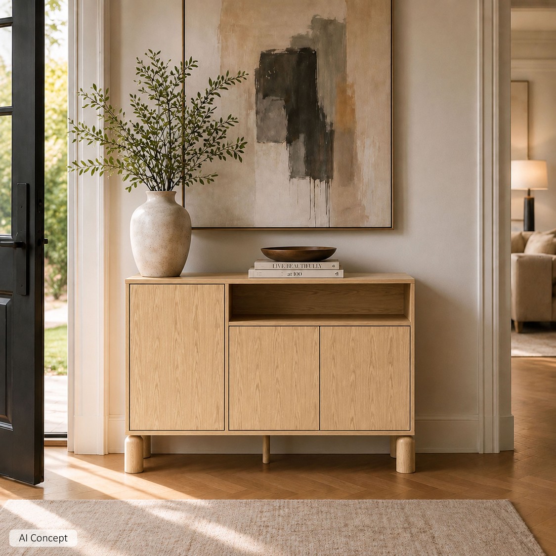 Kommode LINDEN mit offenem Fach