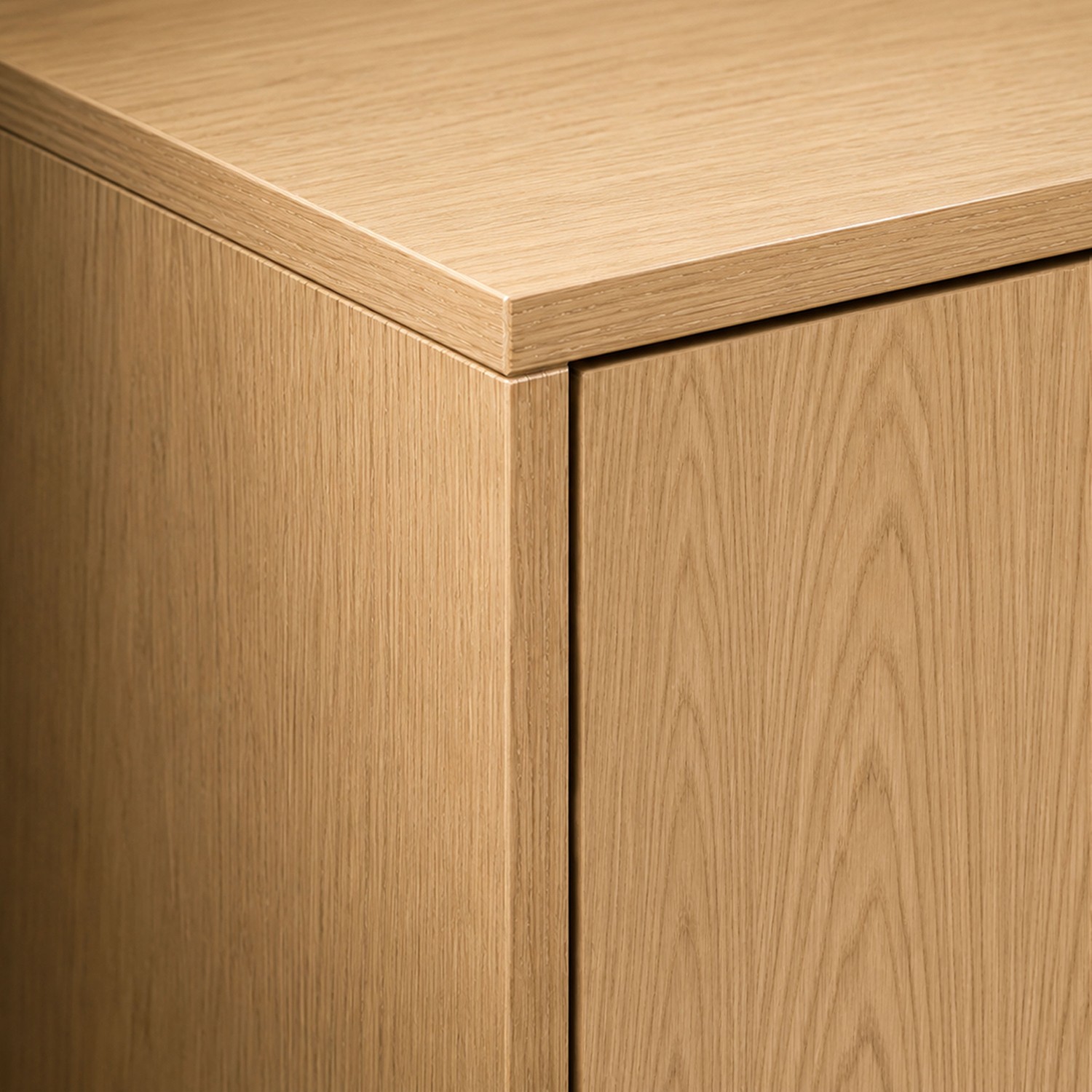 TV-Lowboard LINDEN mit offenem Fach und Schublade