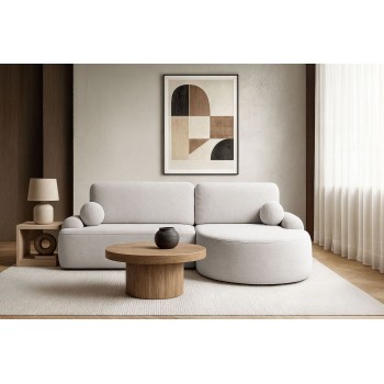 Runder Ecksofa CLEO mit Schlaffunktion