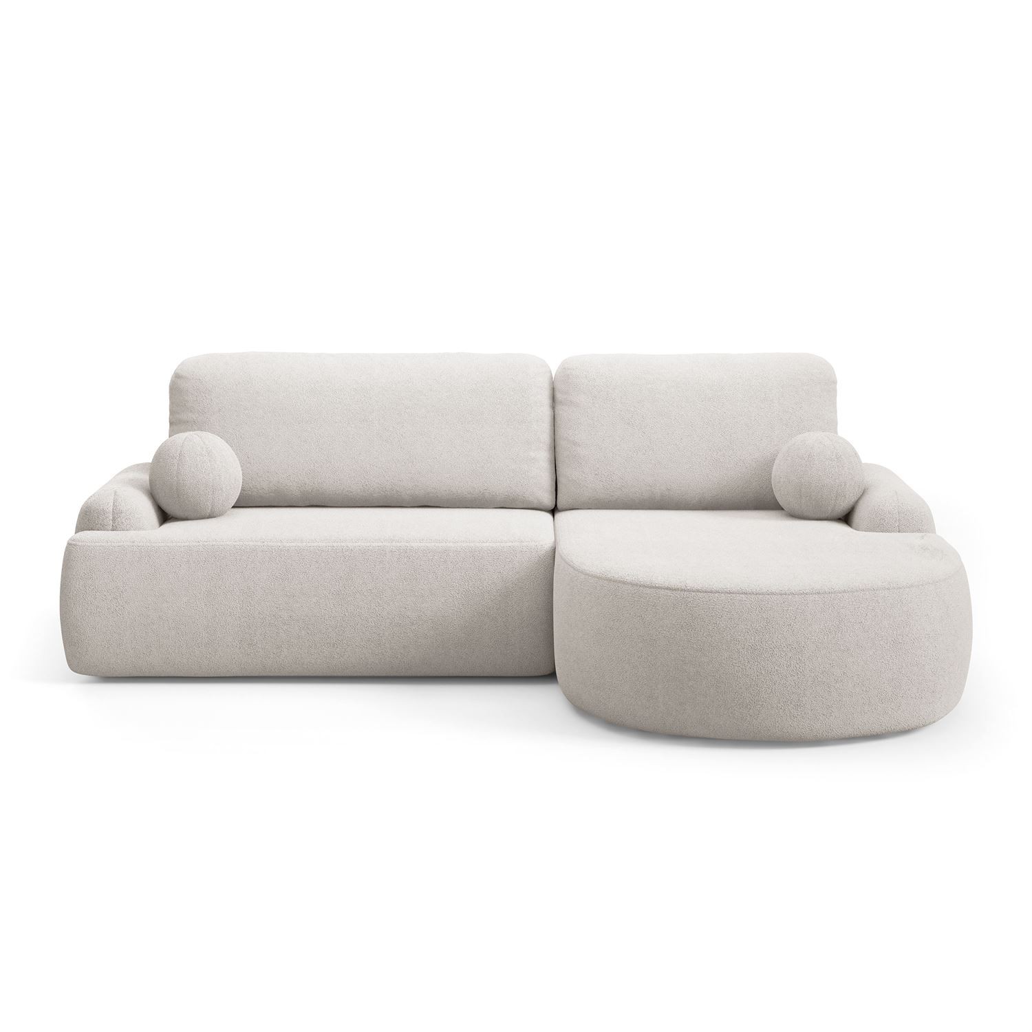 Runder Ecksofa CLEO mit Schlaffunktion