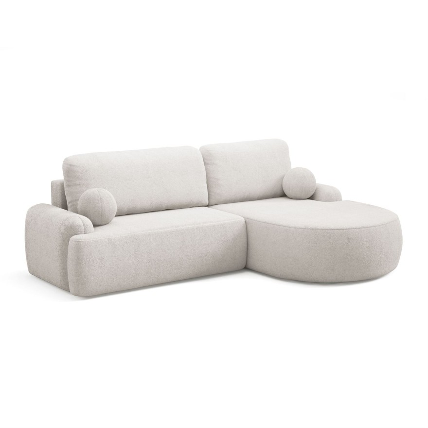 Runder Ecksofa CLEO mit Schlaffunktion