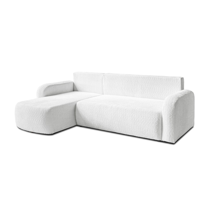 Ecksofa PALOMA L mit Schlaffunktion und Bettkasten